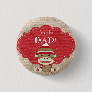 Badge Rond 2,50 Cm Partie de baby shower faite sur commande je suis