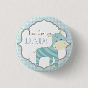 Badge Rond 2,50 Cm Partie de baby shower faite sur commande je suis