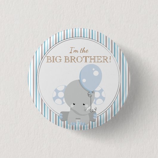 Badge Rond 2,50 Cm Partie de baby shower faite sur commande je suis (Devant)