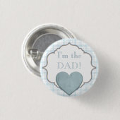 Badge Rond 2,50 Cm Partie de baby shower faite sur commande je suis (Devant & derrière)