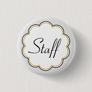 Badge Rond 2,50 Cm Partie de feston de frontière d'or de