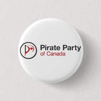 Badge Rond 2,50 Cm Partie de pirate du Canada