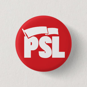 Badge Rond 2,50 Cm Partie pour le socialisme et la libération - PSL
