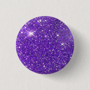 Badge Rond 2,50 Cm Parties scintillant à la mode violet mousseux Glit