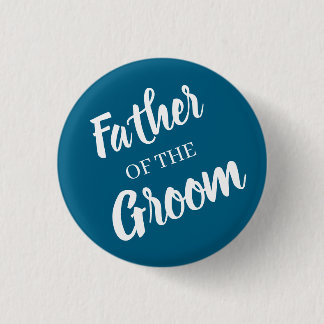Badge Rond 2,50 Cm Parties scintillant d'or père de marié mariage But