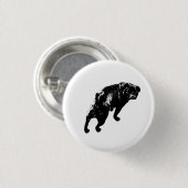 Badge Rond 2,50 Cm Pas assuré, sourire alerte (Devant & derrière)