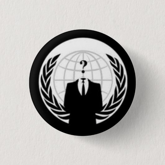Badge Rond 2,50 Cm Pas aussi anonyme (Devant)