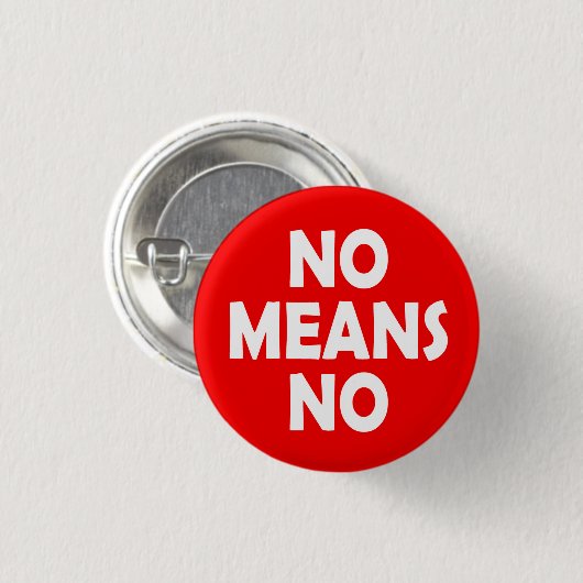 Badge Rond 2,50 Cm Pas De Signification Pas De Féministe (Devant & derrière)