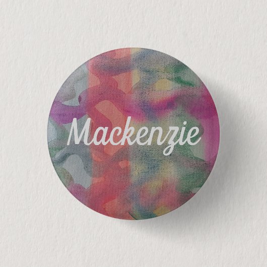 Badge Rond 2,50 Cm Pastel Art Abstrait (Devant)
