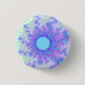 Badge Rond 2,50 Cm Pastel Sky Sunburst (Devant)