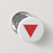 Badge Rond 2,50 Cm pastèque la Palestine (fr) (Devant & derrière)