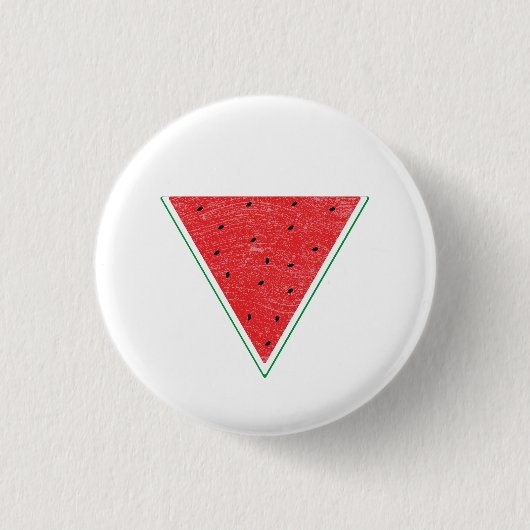 Badge Rond 2,50 Cm pastèque la Palestine (fr) (Devant)