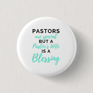 Badge Rond 2,50 Cm Pastors Are Special But A Pasteur's Wife bl