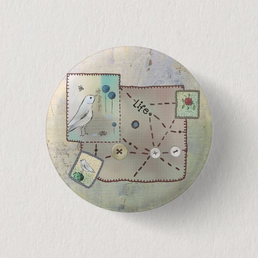 Badge Rond 2,50 Cm Patch (Devant)