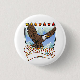 Badge Rond 2,50 Cm Patch de voyage en Allemagne