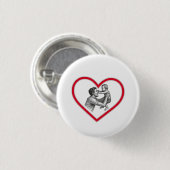 Badge Rond 2,50 Cm Paternité joyeuse - Papa et bébé (Devant & derrière)