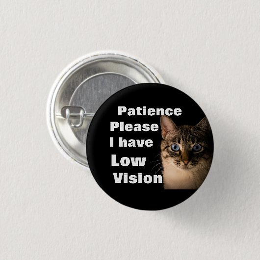 Badge Rond 2,50 Cm Patience please (Devant & derrière)
