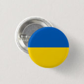 Badge Rond 2,50 Cm Patriotic Ukraine (Devant & derrière)