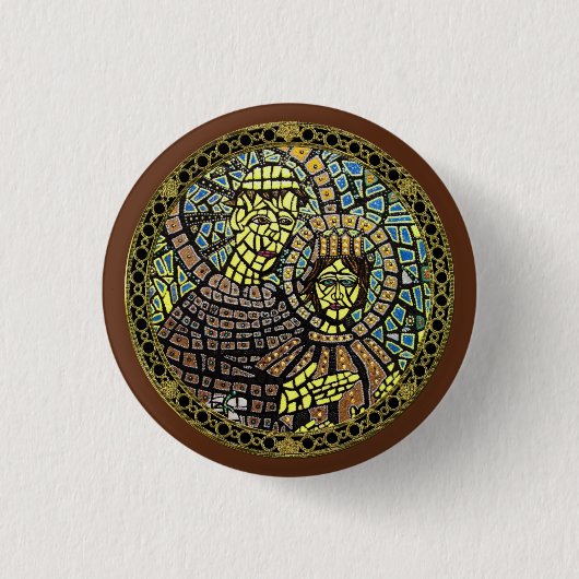 Badge Rond 2,50 Cm Patron du bouton perdu d'Anthony de saint (Devant)