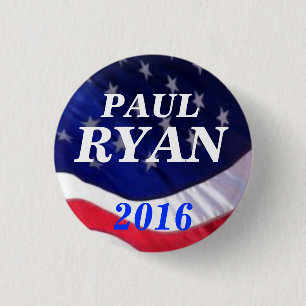 Badge Rond 2,50 Cm Paul Ryan 2016