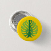 Badge Rond 2,50 Cm Paume tropicale (Devant & derrière)