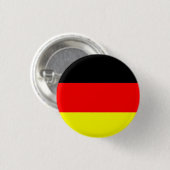 Badge Rond 2,50 Cm pavillon de l'Allemagne (Devant & derrière)
