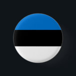 Badge Rond 2,50 Cm Pavillon Estonie<br><div class="desc">Drapeau patriotique d'Estonie.</div>