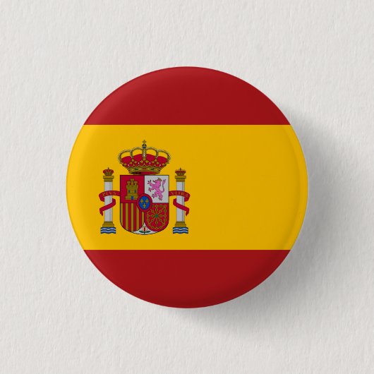 Badge Rond 2,50 Cm Pavillon national d'Espagne (Devant)