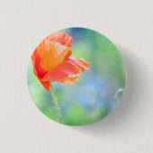 Badge Rond 2,50 Cm Pavot au vent (Devant)