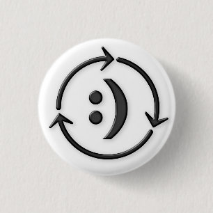 Badge Rond 2,50 Cm Payez-lui le Pin en avant