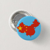 Badge Rond 2,50 Cm Pays chinois (Devant & derrière)