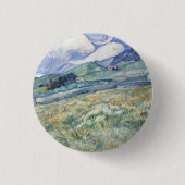 Badge Rond 2,50 Cm Paysage Derrière Saint-Paul Vincent van Gogh (Devant)