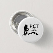 Badge Rond 2,50 Cm PCT - Pacific Crest Trail (Devant & derrière)