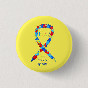 Badge Rond 2,50 Cm PDD-NOS (Non Spécifié Autrement) Épingle De Ruban