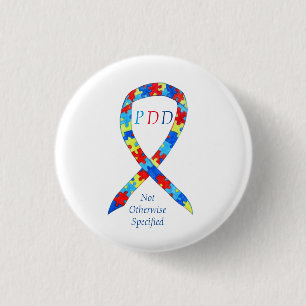 Badge Rond 2,50 Cm PDD-NOS (Non Spécifié Autrement) Épingle De Ruban