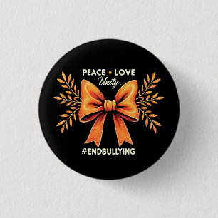 Badge Rond 2,50 Cm Peace Love Unity End Violence