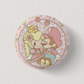 Badge Rond 2,50 Cm Peach et Mario (Devant)