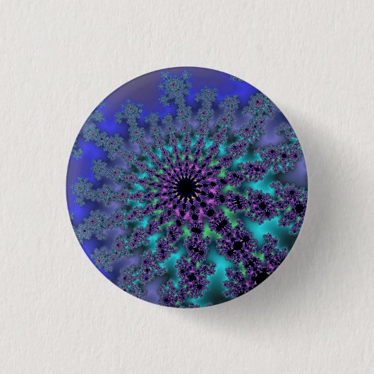 Badge Rond 2,50 Cm Peacock (Devant)