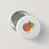 Badge Rond 2,50 Cm Pêche, joues douces, thème fruit (Devant & derrière)