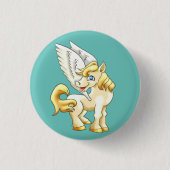 Badge Rond 2,50 Cm Pegasus (Devant)
