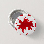 Badge Rond 2,50 Cm Pellicule de peinture rouge (Devant & derrière)