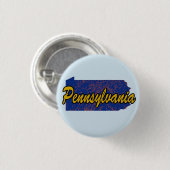 Badge Rond 2,50 Cm Pennsylvanie (Devant & derrière)