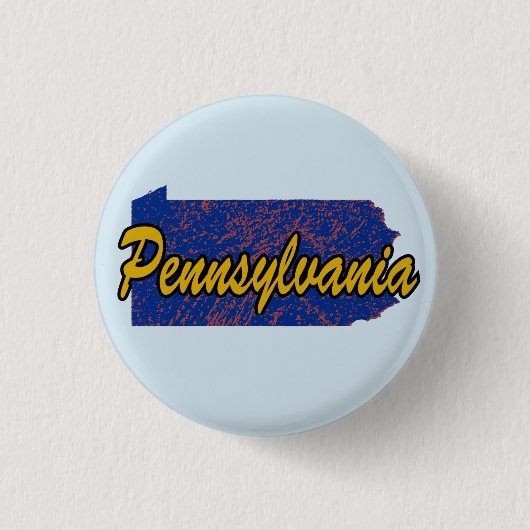 Badge Rond 2,50 Cm Pennsylvanie (Devant)