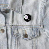 Badge Rond 2,50 Cm Pensées stupides (En situation)