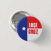 Badge Rond 2,50 Cm Perdez Cruz - Ted Cruz (Devant & derrière)