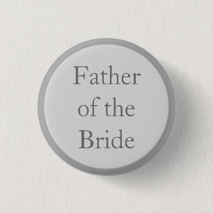 Badge Rond 2,50 Cm Père fait sur commande de mariage des boutons de