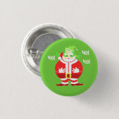 Badge Rond 2,50 Cm Père Noël surprise (Devant & derrière)