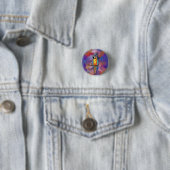 Badge Rond 2,50 Cm perroquet (En situation)