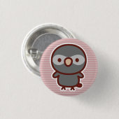 Badge Rond 2,50 Cm Perroquet Gris Timneh (Devant & derrière)