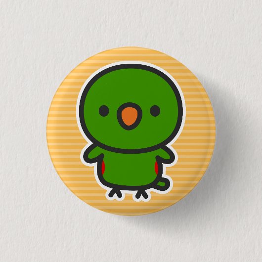 Badge Rond 2,50 Cm Perruche éclectique / Mâle (Devant)